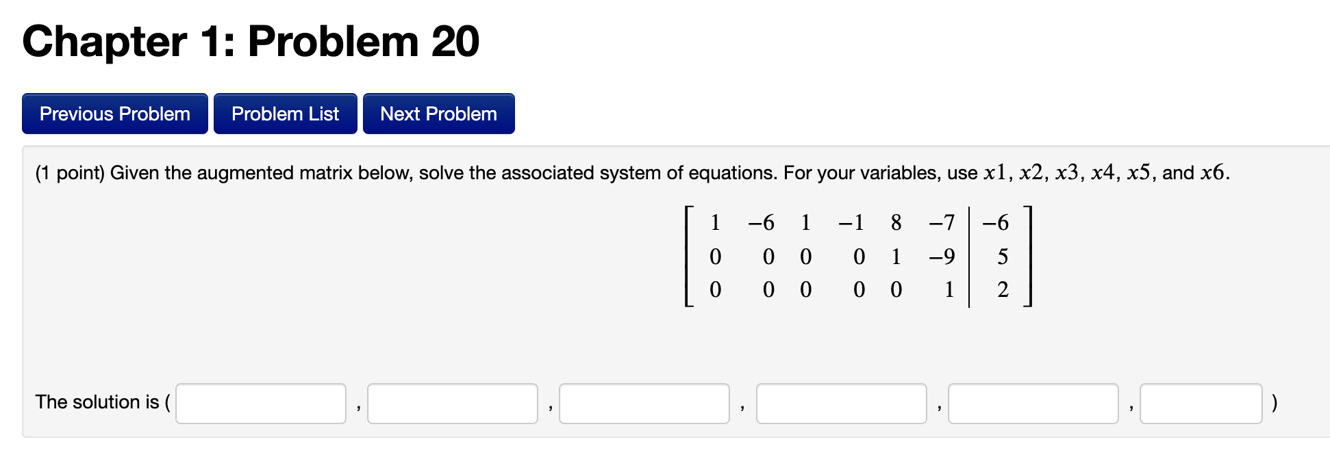 Solved Chapter 1: Problem 19 Previous Problem Problem List | Chegg.com