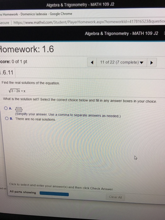 Algebra Archive | February 26, 2017 | Chegg.com