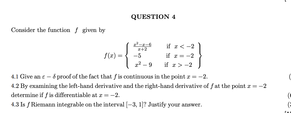 Solved Consider the function f given by | Chegg.com