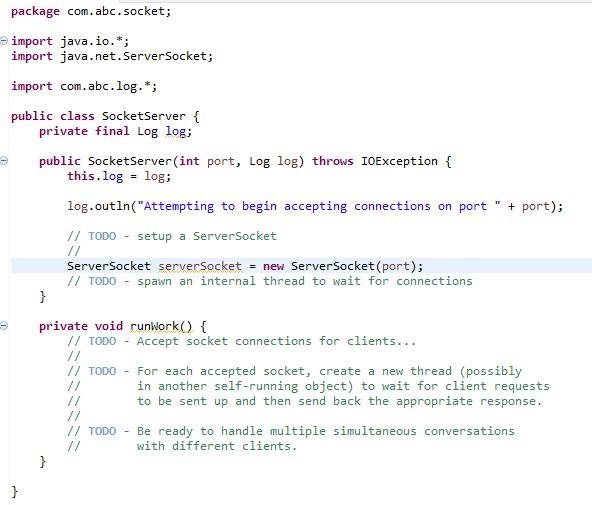 package com.abc.log; 2 3 public interface Log í 4 | Chegg.com