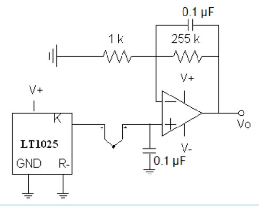 Solved “Thermocouple types”, the K-type thermocouple LT1025 | Chegg.com