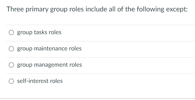 Solved Job Expansion include all of the following except: O | Chegg.com