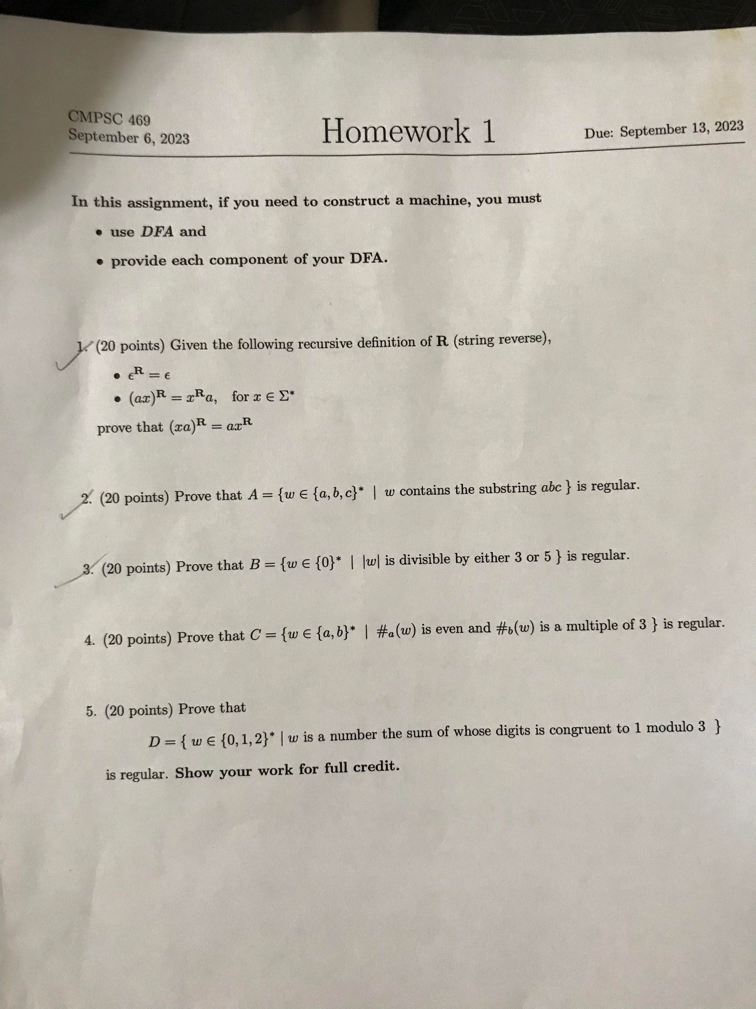 Solved In This Assignment, If You Need To Construct A | Chegg.com