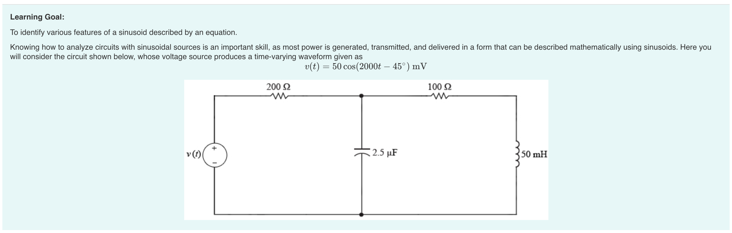 Solved Learning Goal To Identify Various Features Of A S Chegg Com