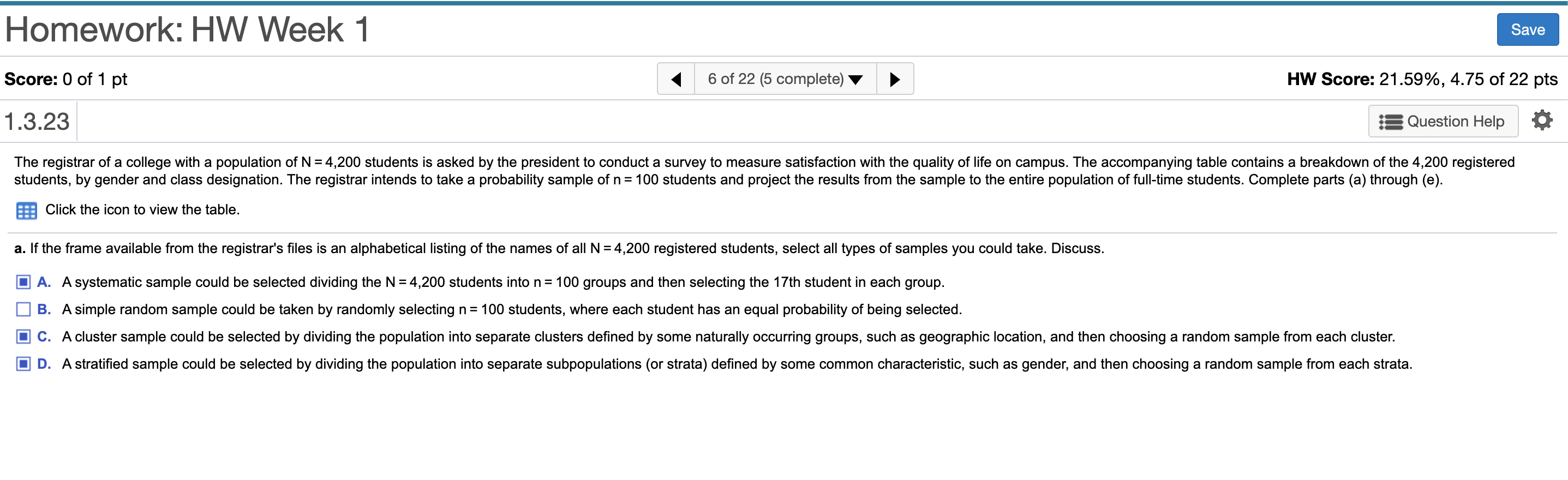 solved-the-registrar-of-a-college-with-a-n-population-of-chegg