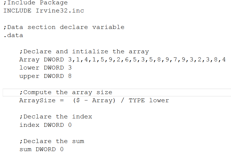 Implementing c++ into assembly language | The Quizing App