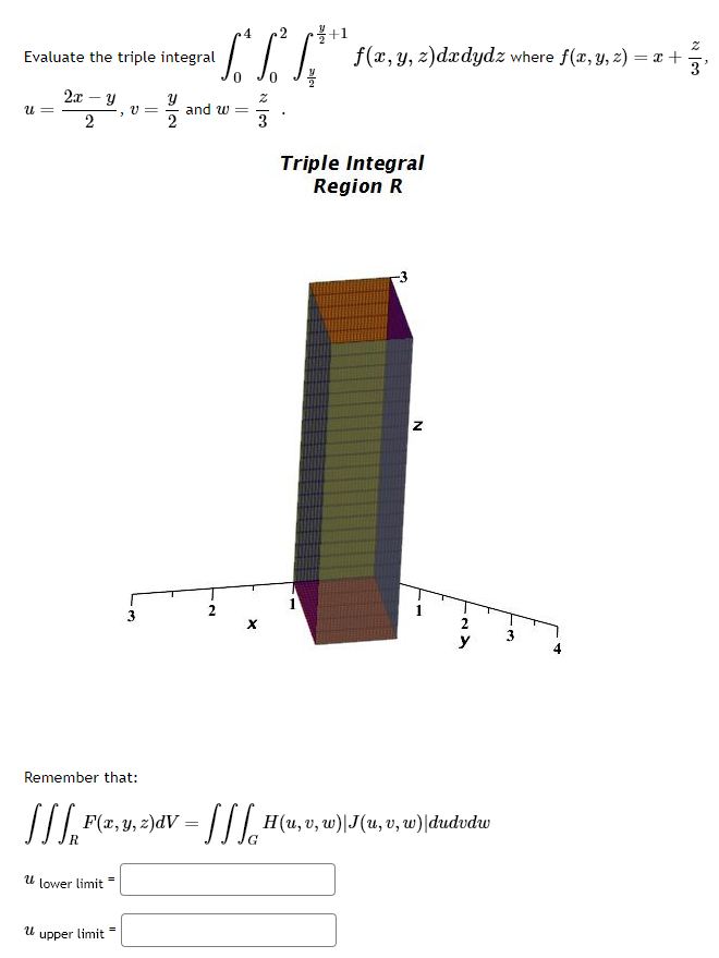 Solved Evaluate the triple integral | Chegg.com
