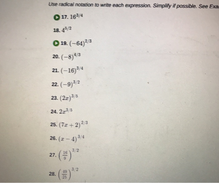 Solved Use radical notation to write each expression. | Chegg.com
