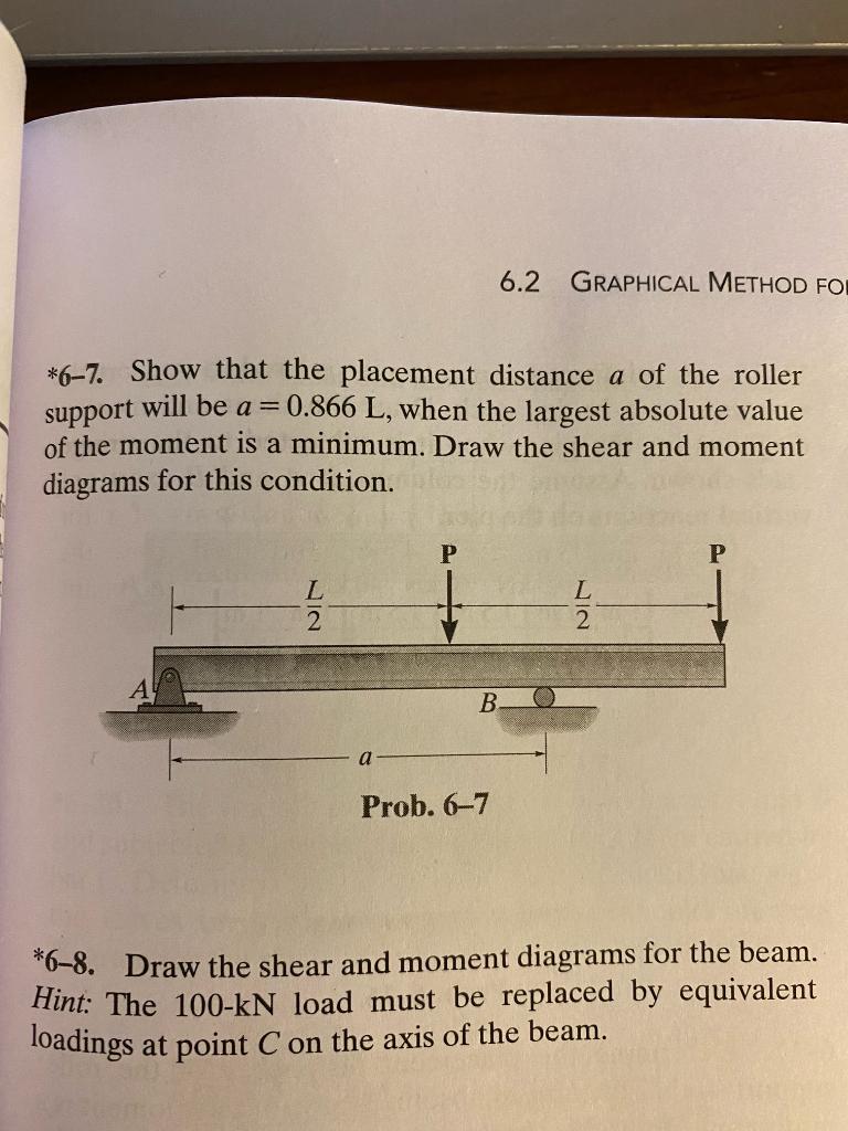 Solved *6-7. Show that the placement distance a of the | Chegg.com