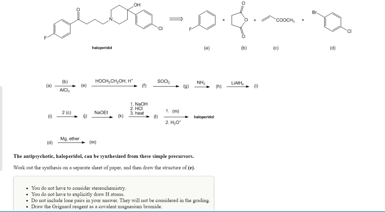 Solved Br NEt2 COOH OH + + HNED2 ОMe Br Spasmolytol (a) (b) | Chegg.com