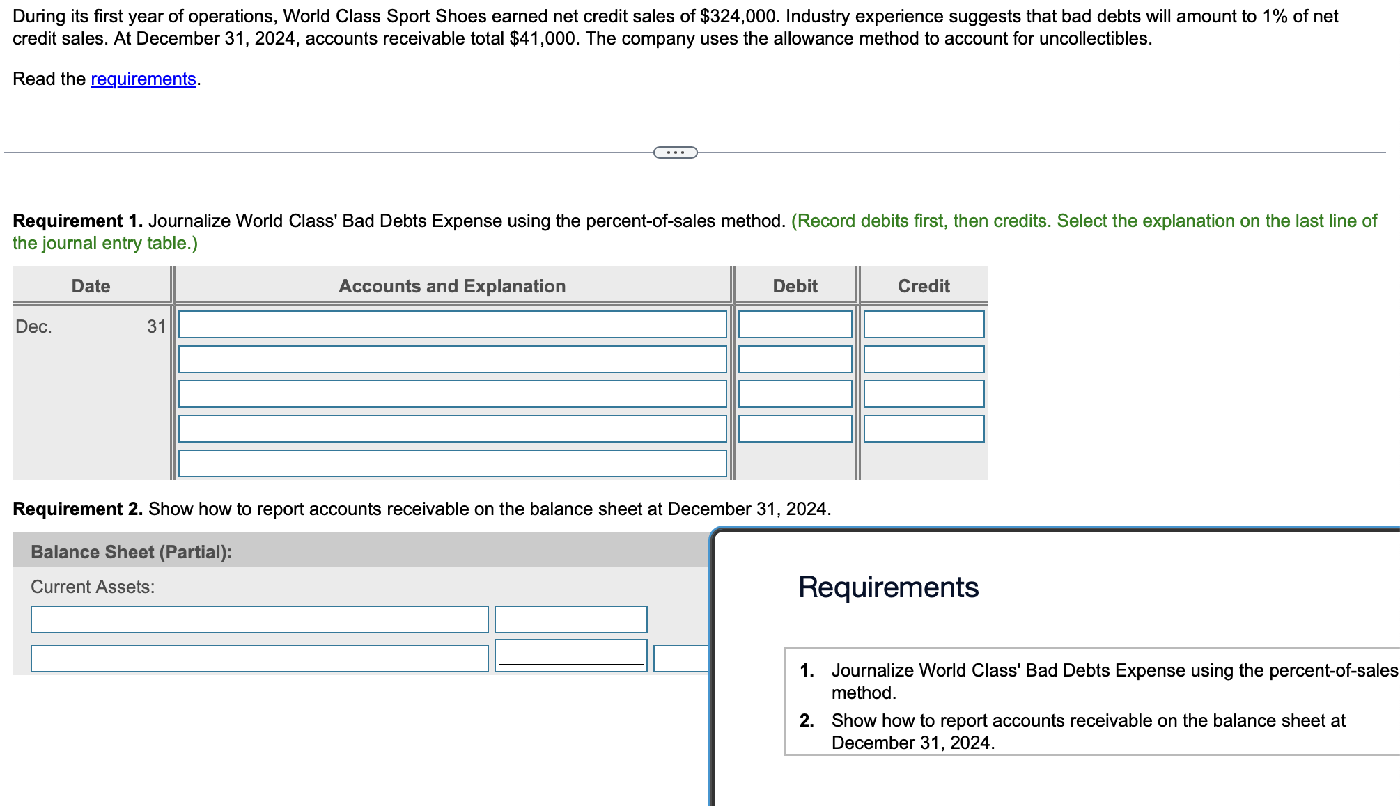 sasha wants to generate a balance sheet to see accounts receivable quickbooks