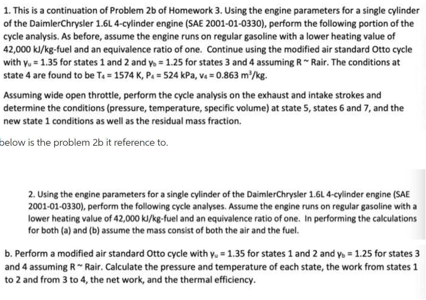 Solved Solve Number 1, Problem 2 B Is Included For Reference | Chegg.com