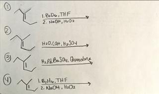Solved Y 1. B.DTHF 2. NO, Hs02 > Hao.cat. Ha 504 L Y Hapa Ba | Chegg.com
