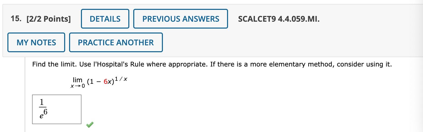 Solved 14. [2/2 Points] DETAILS PREVIOUS ANSWERS SCALCET9 | Chegg.com