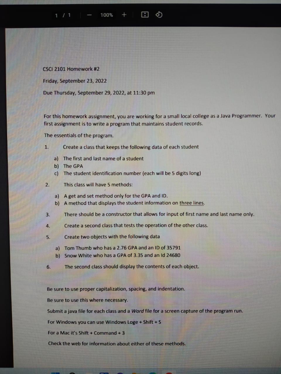 Solved For this homework assignment, you are working for a | Chegg.com