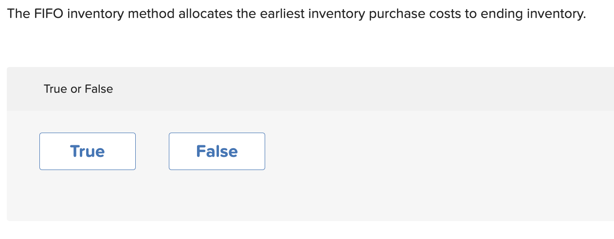 Solved The FIFO inventory method allocates the earliest | Chegg.com