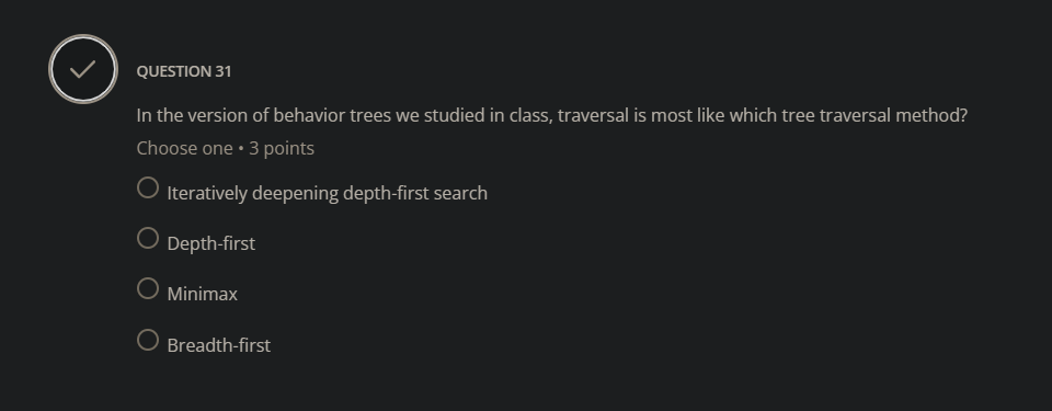 Solved QUESTION 29 Which of the following describes | Chegg.com