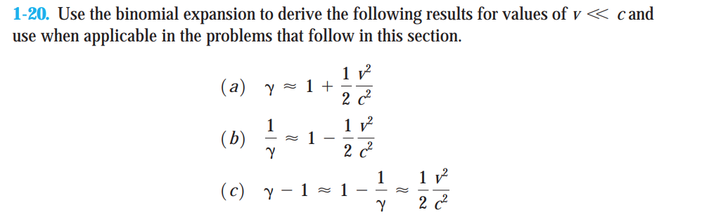 Solved 1-20. Use the binomial expansion to derive the | Chegg.com