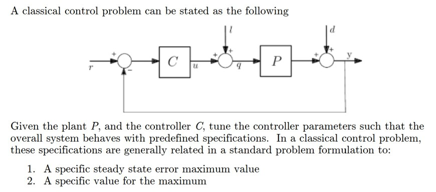 Classical Control System - an overview