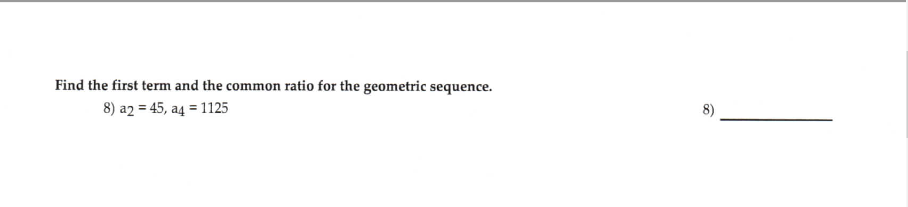 Solved Find The First Six Terms Of The Sequence 1 A1 3 2759