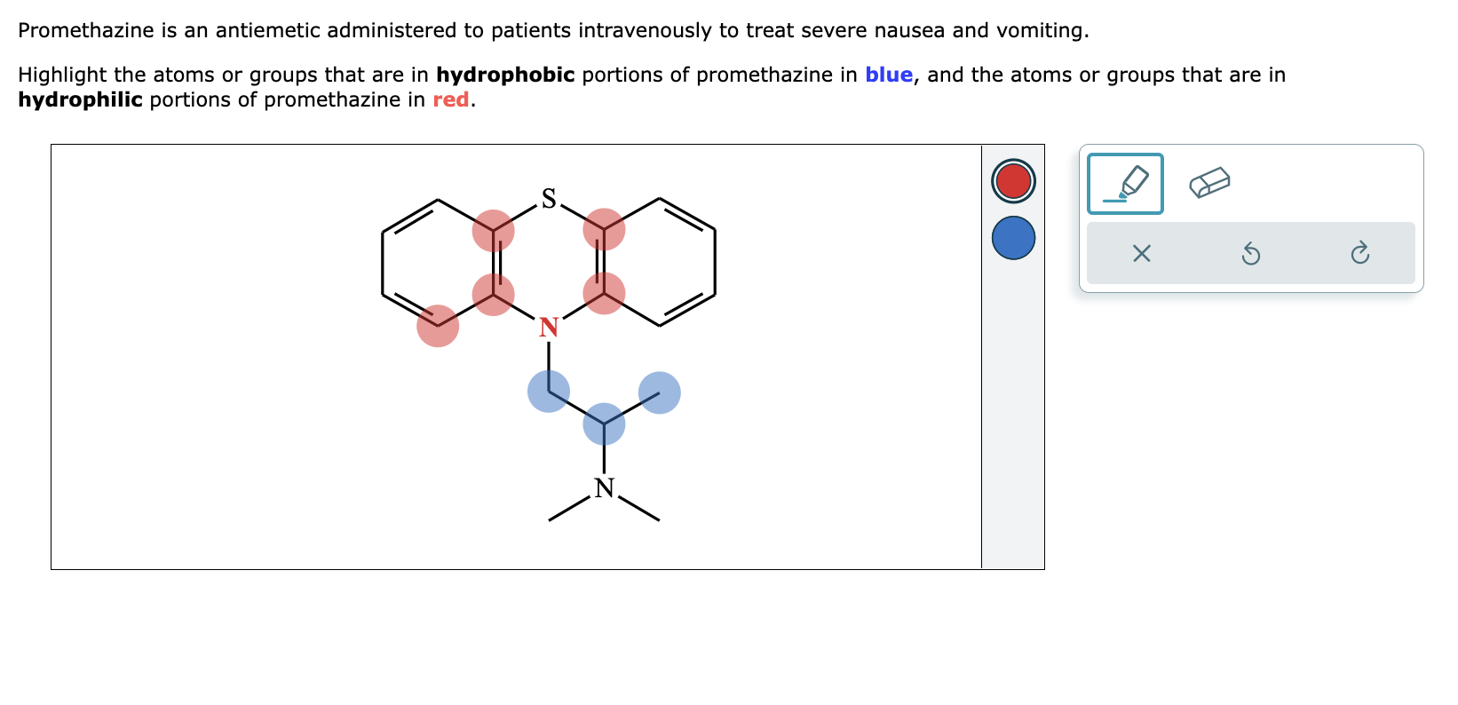 Solved Promethazine is an antiemetic administered to | Chegg.com