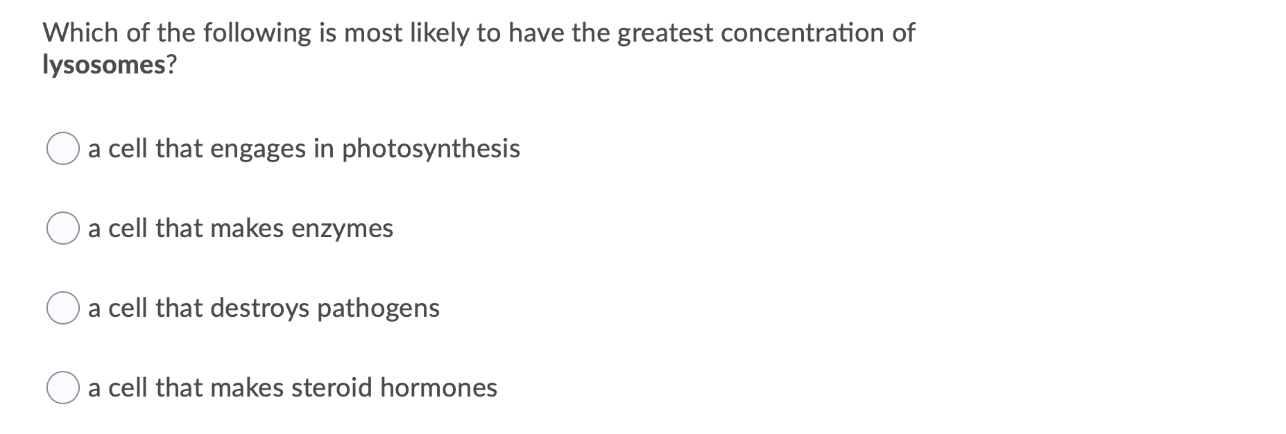 Solved Which of the following is most likely to have the | Chegg.com