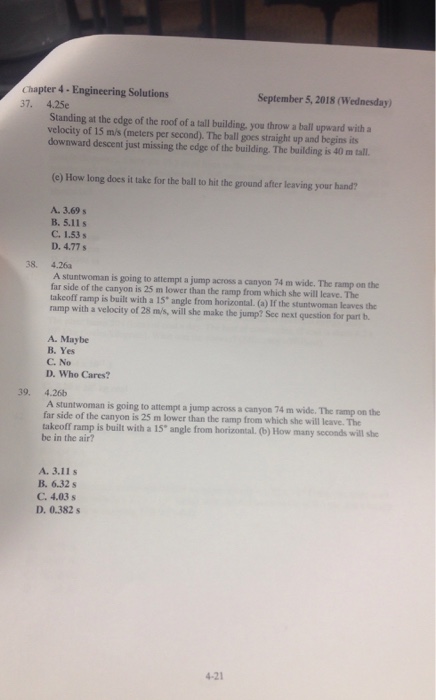 Solved Chapter 4 -Engineering Solutions 31. 4.23 September | Chegg.com