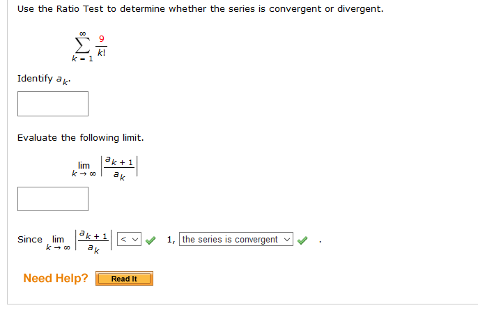 Solved Use The Ratio Test To Determine Whether The Series Is