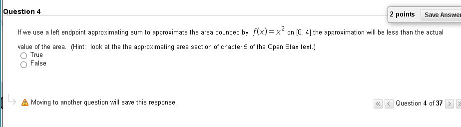 Solved Save Answer Question 4 2 points If we use a left | Chegg.com