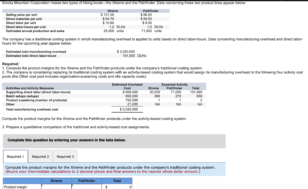 Solved 1. Compute the product margins for the Xtreme and the | Chegg.com