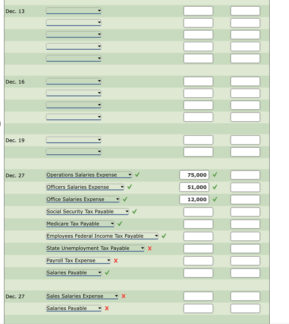 Solved Payroll Accounts and Year-End Entries The following | Chegg.com