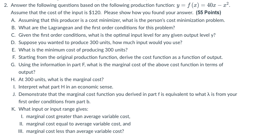 Solved 2. Answer the following questions based on the | Chegg.com