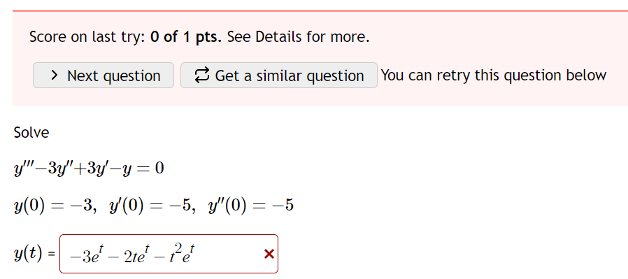 Solved Score on last try: 0 ﻿of 1 ﻿pts. ﻿See Details for | Chegg.com