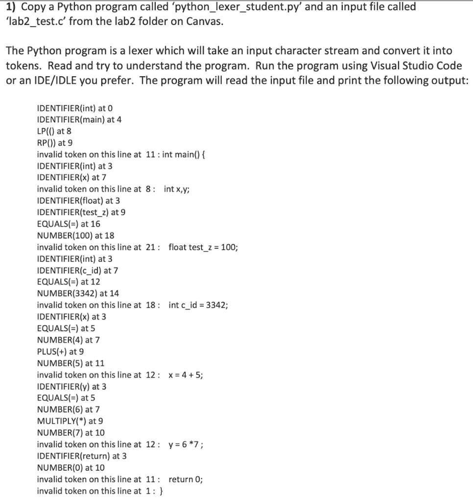 1) Python program called | Chegg.com