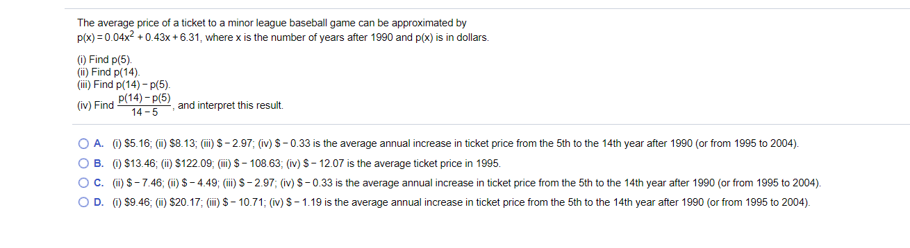 Average ticket price $6,136 on Sunday