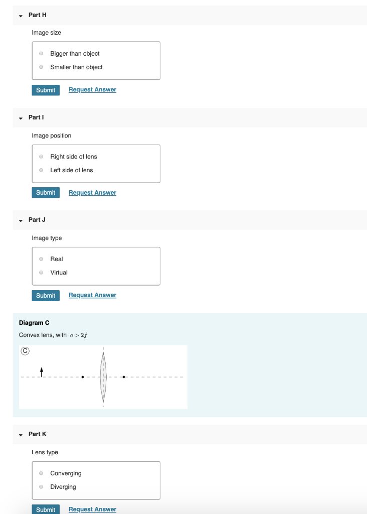 Solved Based on your ray diagrams on page 2 and 3 in the | Chegg.com