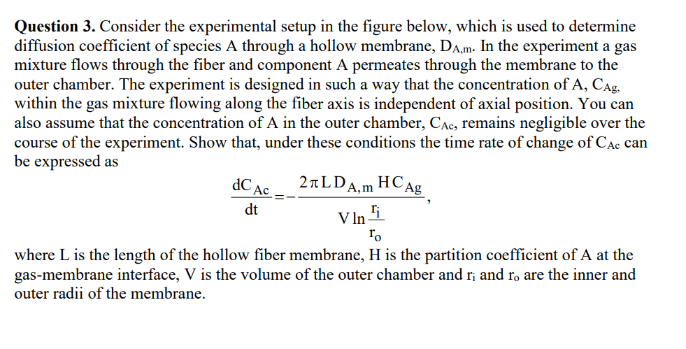 Solved Question 3. Consider The Experimental Setup In The 