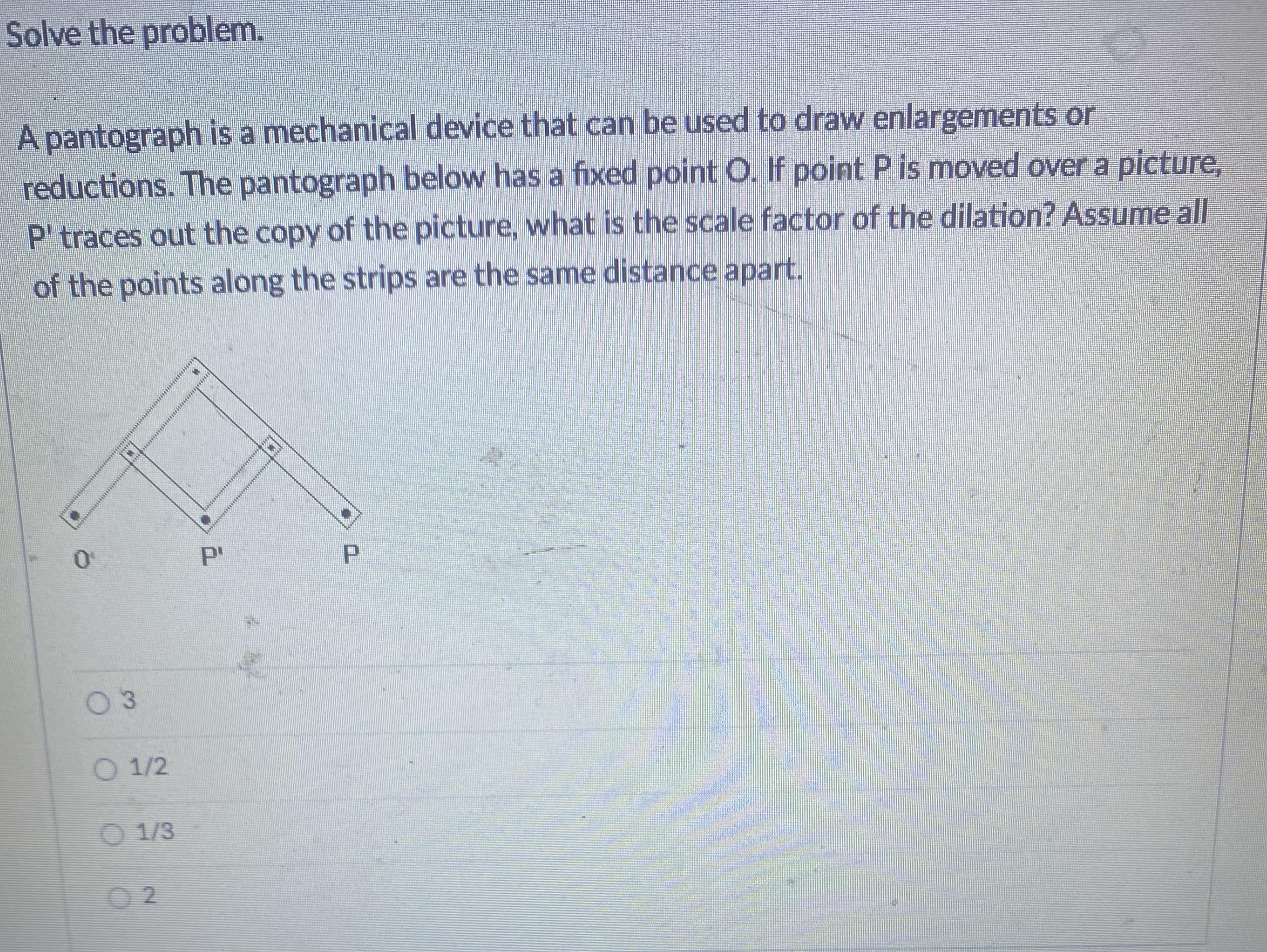 Solve the problem.A pantograph is a mechanical device | Chegg.com