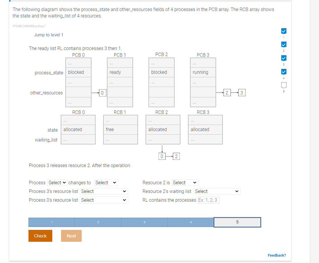 Solved The Following Diagram Shows The Process State And | Chegg.com