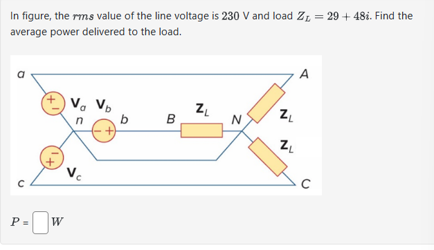 Line Representing Rms Voltage Solved In figure, the rms value of the line voltage | Chegg.com