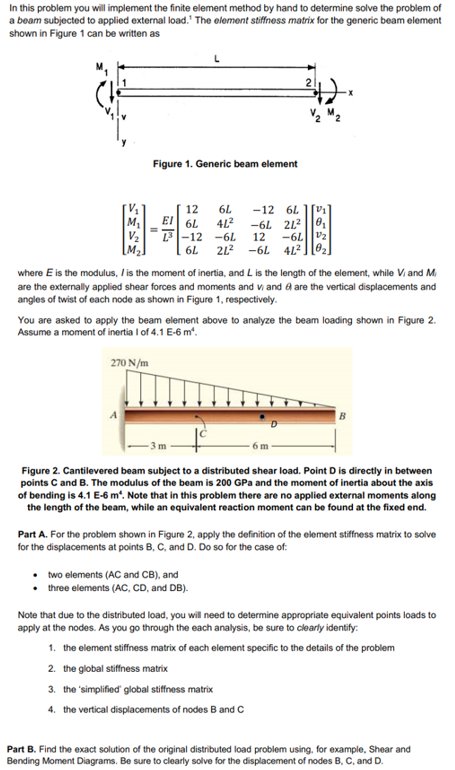 Beam Finite Element Stiffness Matrix - The Best Picture Of Beam