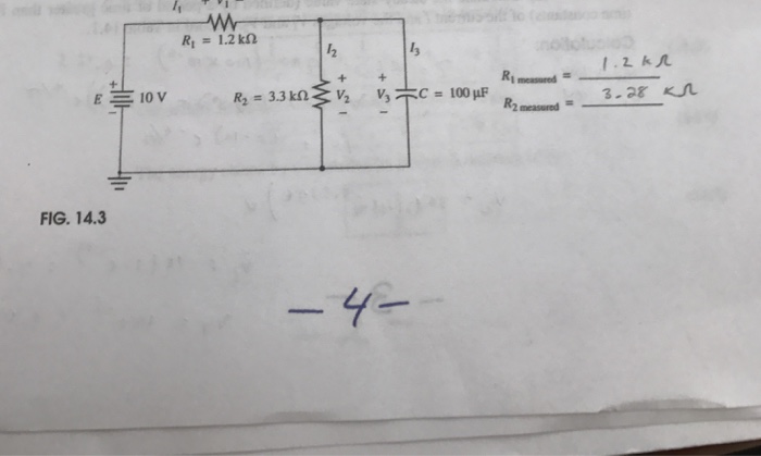 Solved (b) Using The Measured Values, Calculate The | Chegg.com