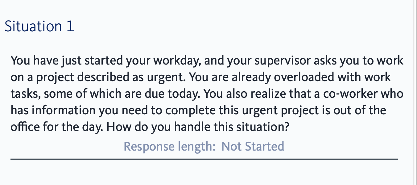 Solved Situation 1 You have just started your workday, and | Chegg.com