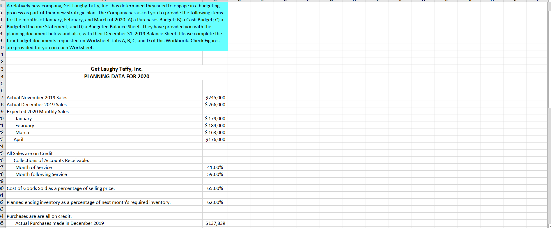 Solved Complete The Budgeted Income Statements Below Based 1555