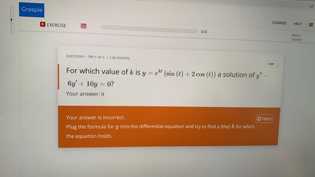 solved-for-which-value-of-k-is-y-ekt-sin-t-2cos-t-a-chegg
