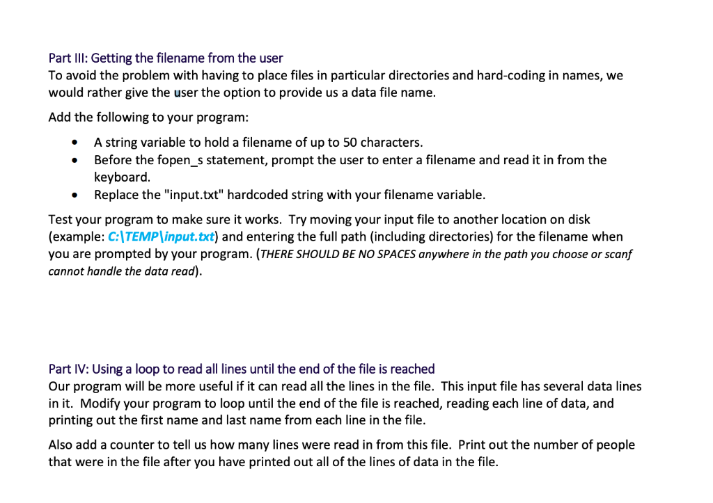 Lab Assignment 9 Cs102 Intro C Programming Description Lab Exercise ...