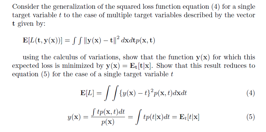 Consider the generalization of the squared loss | Chegg.com