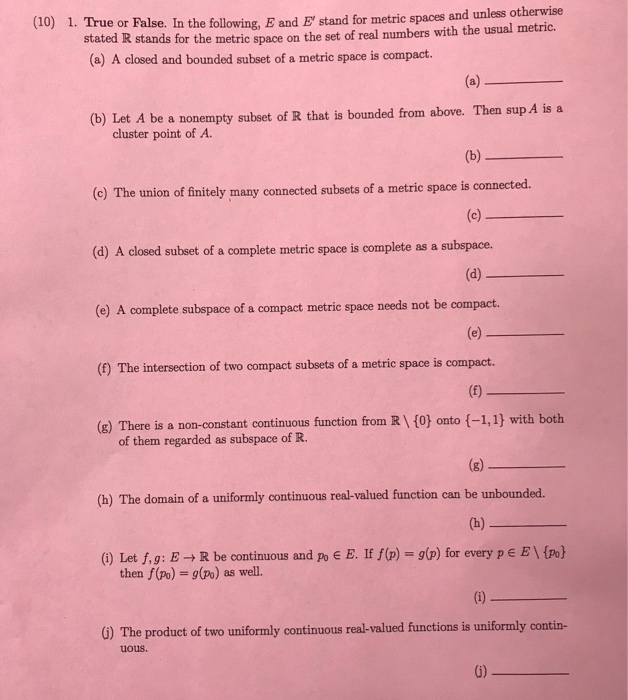 Solved i0) 2. For each part, select the all the correct | Chegg.com