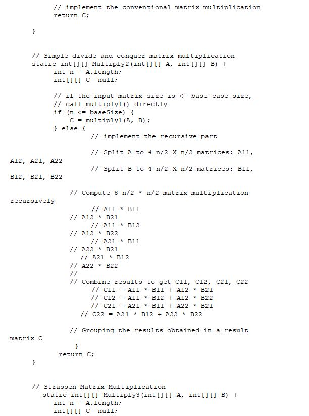 Program the following algorithms that we covered in | Chegg.com