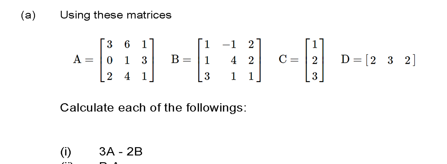 Solved (a) ﻿Using these | Chegg.com